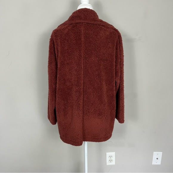 Z SUPPLY SHERPA TEDDY BEAR OPEN FRONT JACKET SIZE SMALL - Picture 9 of 14